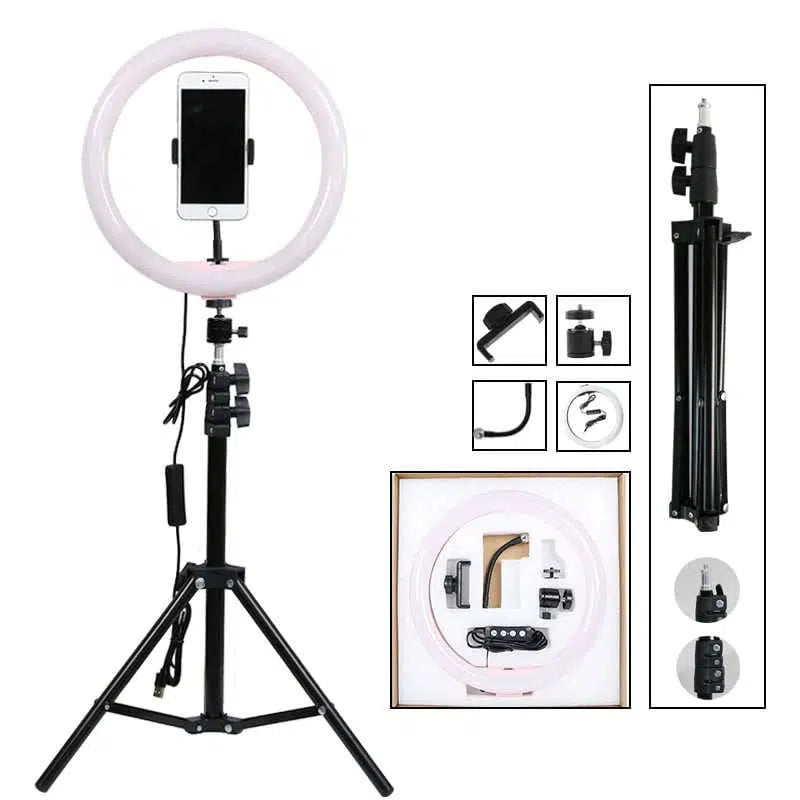 ARO DE LUZ 10 PULGADAS CON TRIPODE